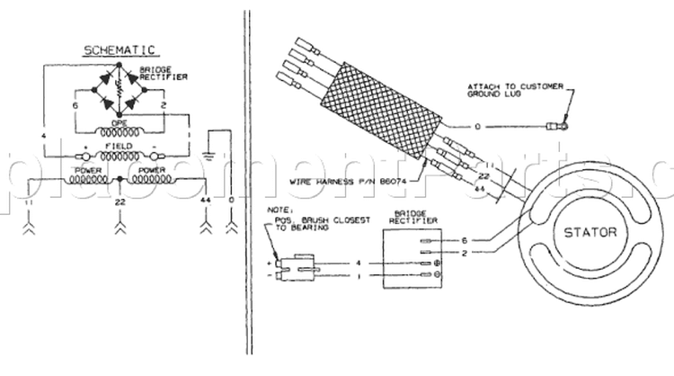 Page B Diagram and Parts List for 9493-0 ET2100 Briggs and Stratton Generator